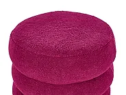 Pouffe SUMPTER Boucle Burgundy_1176526