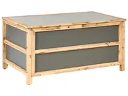 Storage Box ACATE 121 cm 72 cm Concrete Grey_960007