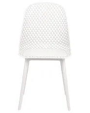 Set med 4 matstolar EMORY Vit_876546