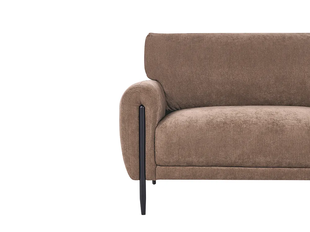 Sofa 3 Seater SKARO Chenille Brown_1156654
