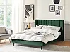 Bed Velvet VILLETTE 160 x 200 cm (EU King Size) Dark Green