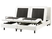 Adjustable Bed Boucle DUKE 180 x 200 cm (EU Super King) Off-White_1011497
