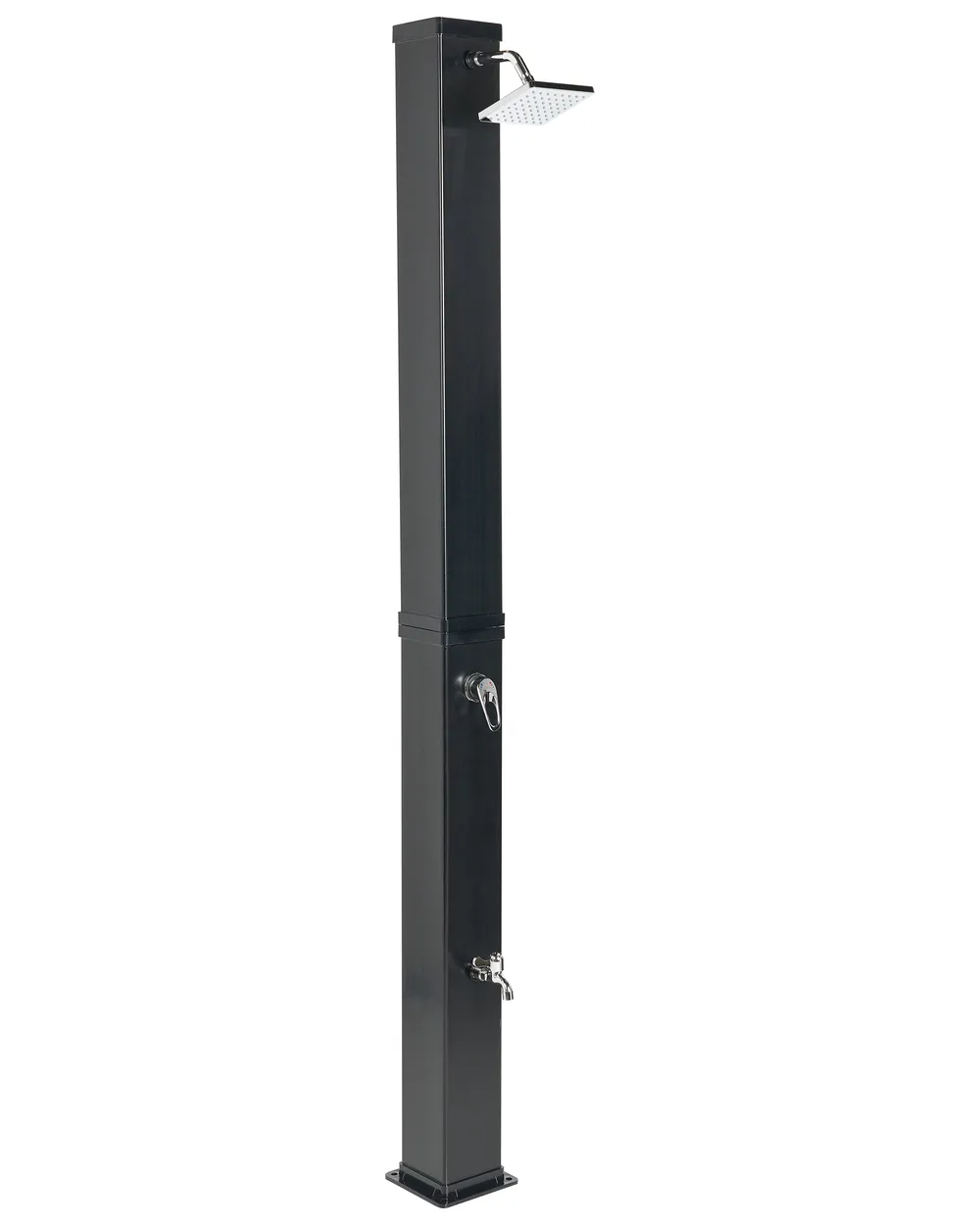 Freestanding Outdoor Solar Shower YARACUY Black