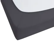Fitted Sheet HOFUF 140 x 200 cm Cotton Black_815929