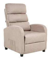 Reclinerfåtölj OTUS Inklusive fotstöd Taupe_1003311