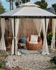 Garden Chair LERICI Rattan Natural_982333