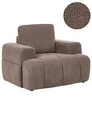 Lenestol NARILLA Bouclé Gråbrun_1161485
