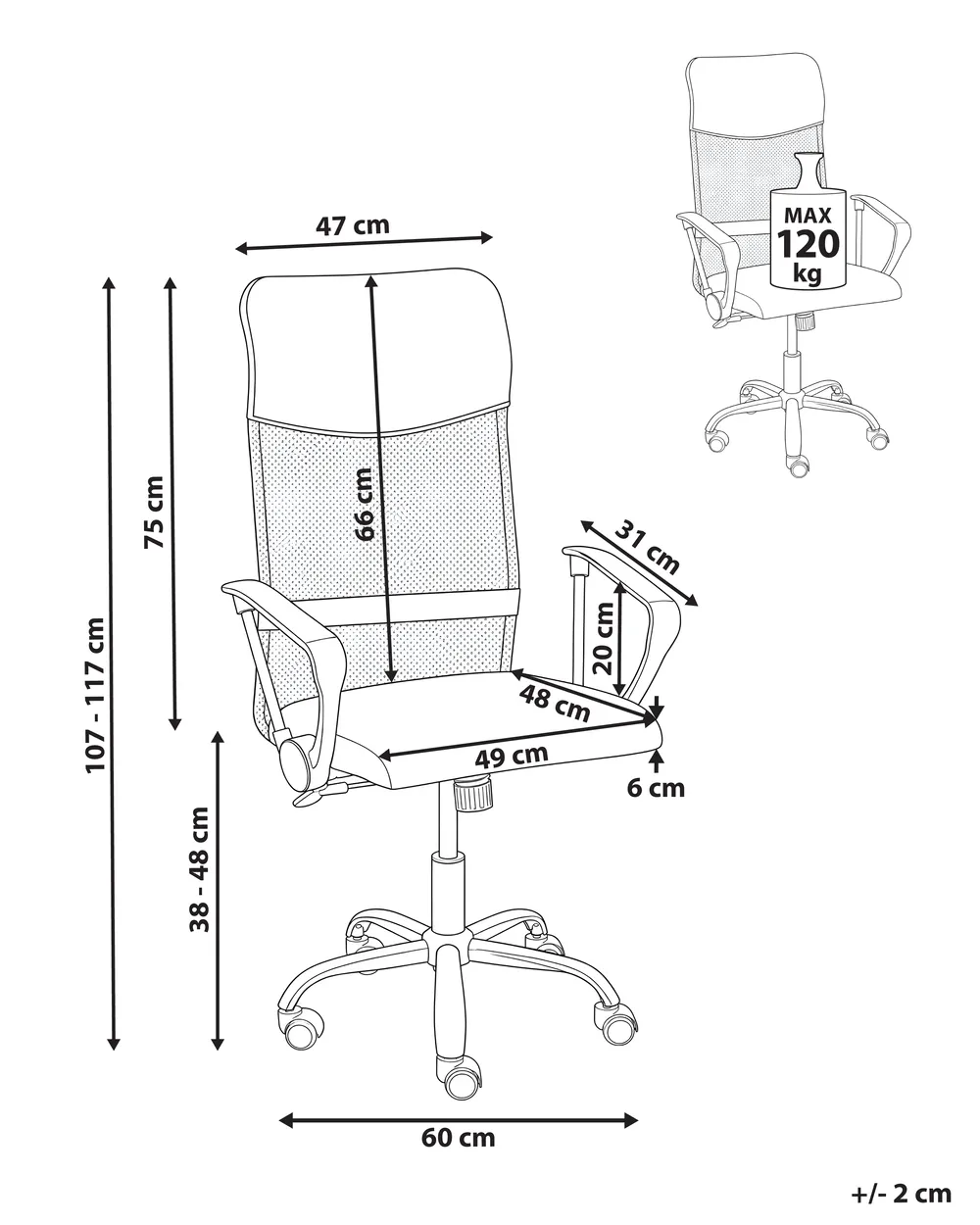 Office Chair DESIGN Beige_1084466
