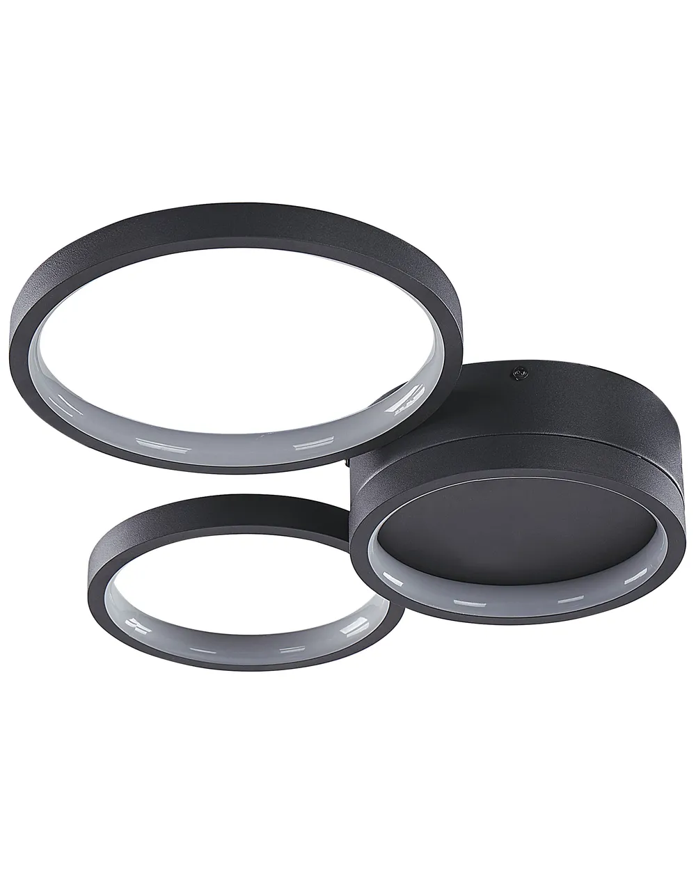 LED Ceiling Lamp AGNAT Metal Black