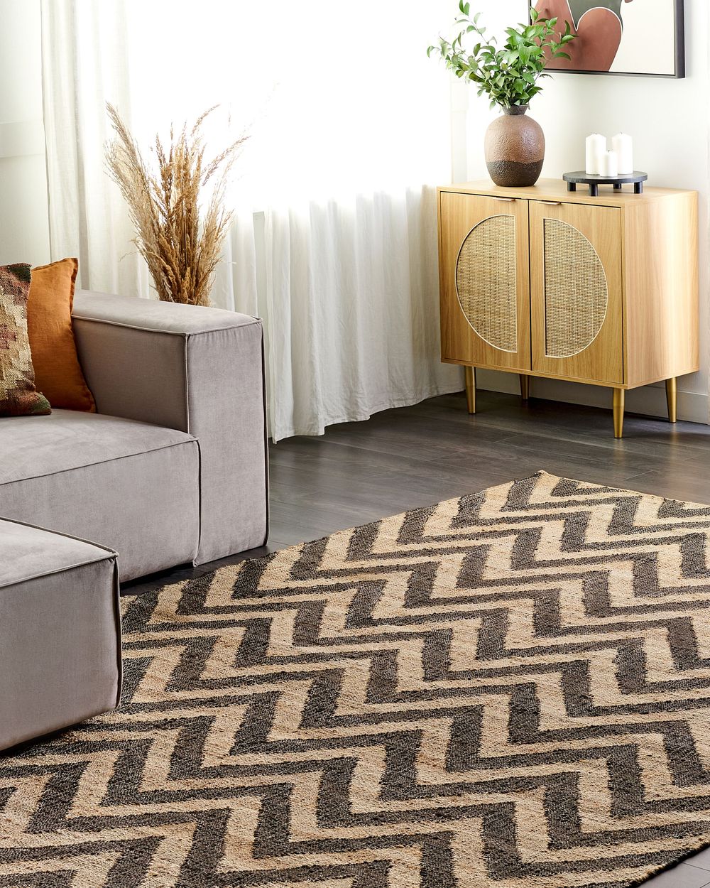 Matto DEDEPINARI Beige 200 x 300 cm Juutti