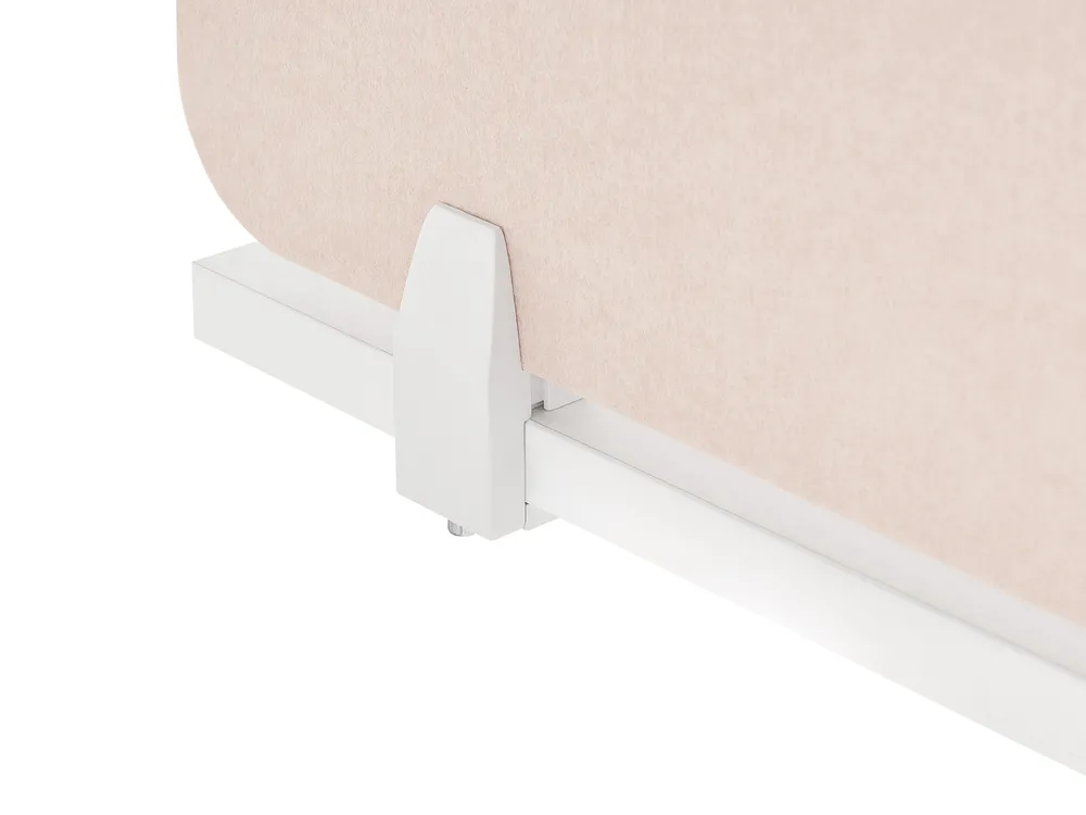 Skiljevägg för skrivbord SPLIT 180 x 50 cm Beige_1055860