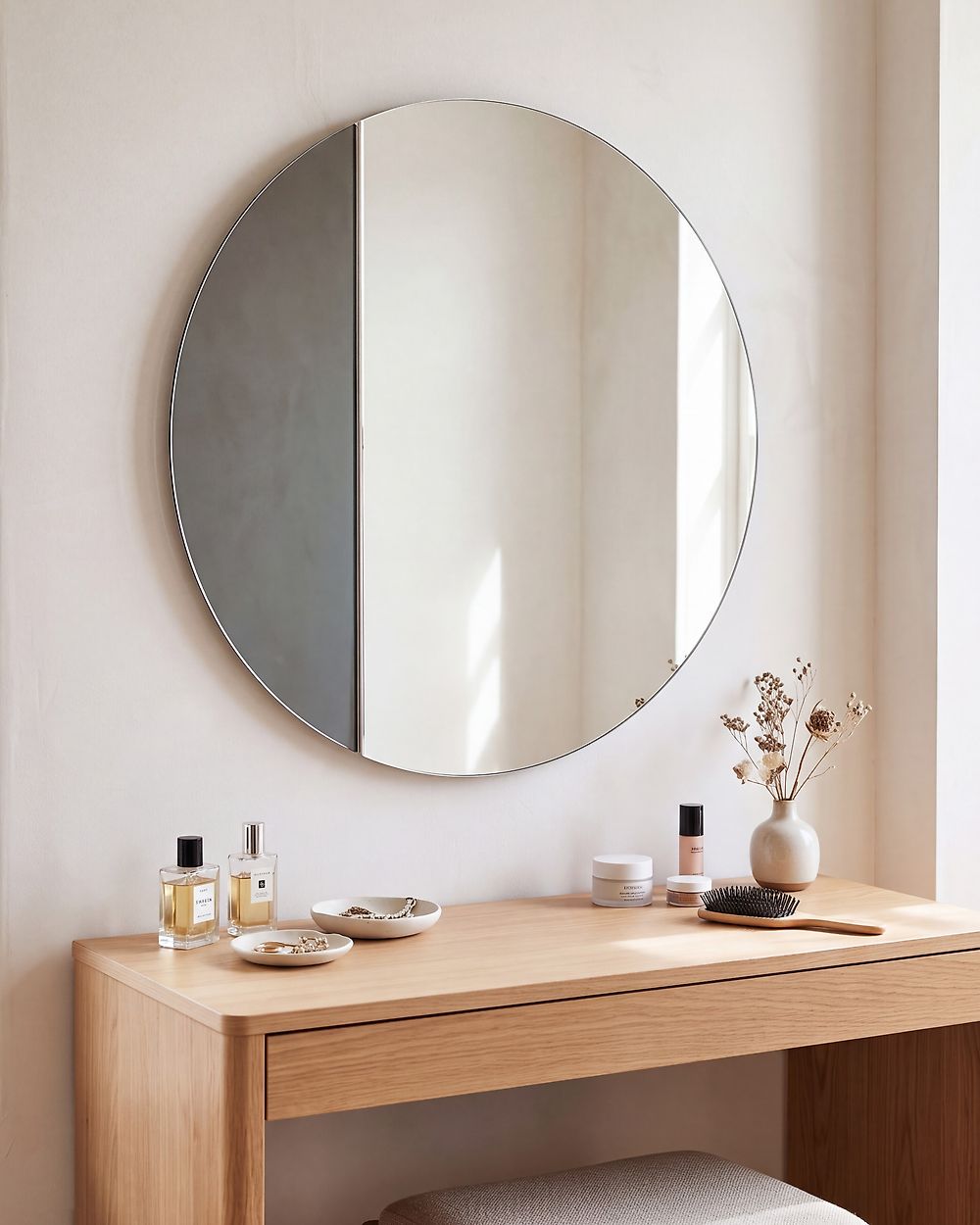 Wall Mirror CHARRON 80 cm 80 cm Blue