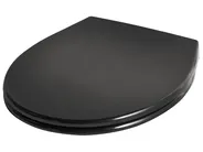 Toilet Seat PAPURI Soft Close Duroplast Black_1016486
