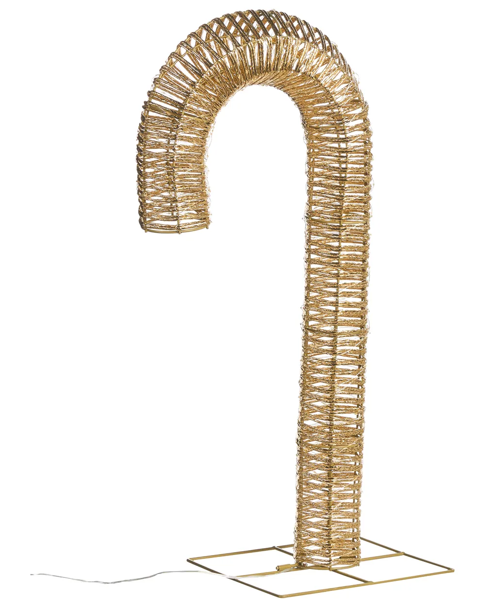 Outdoor Decoration LED HOLMAVIK 74 cm Candy Cane Gold_1015744