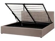 Ottoman Bed MONTLAUR Boucle Taupe 180 x 200 cm (EU Super King)_958612