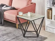 Side Table MALIBU Marble/ Black_791596