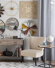 Wall Clock WIKON 60 cm Metal Multicolour_731985