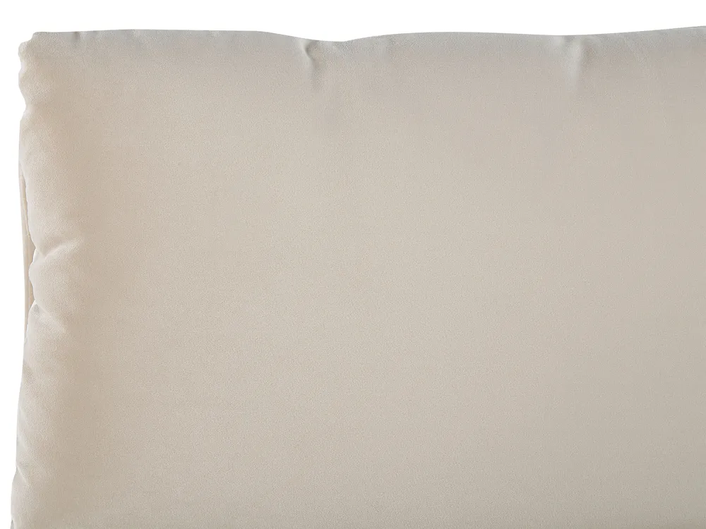 Sänky säilytystilalla BATILLY Sametti Vaaleanbeige 140 x 200 cm_830094