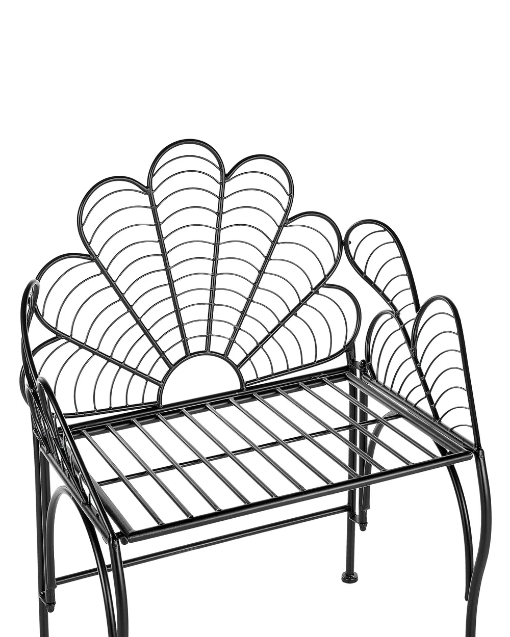 Garden Chair LIGURIA Metal Black_856161