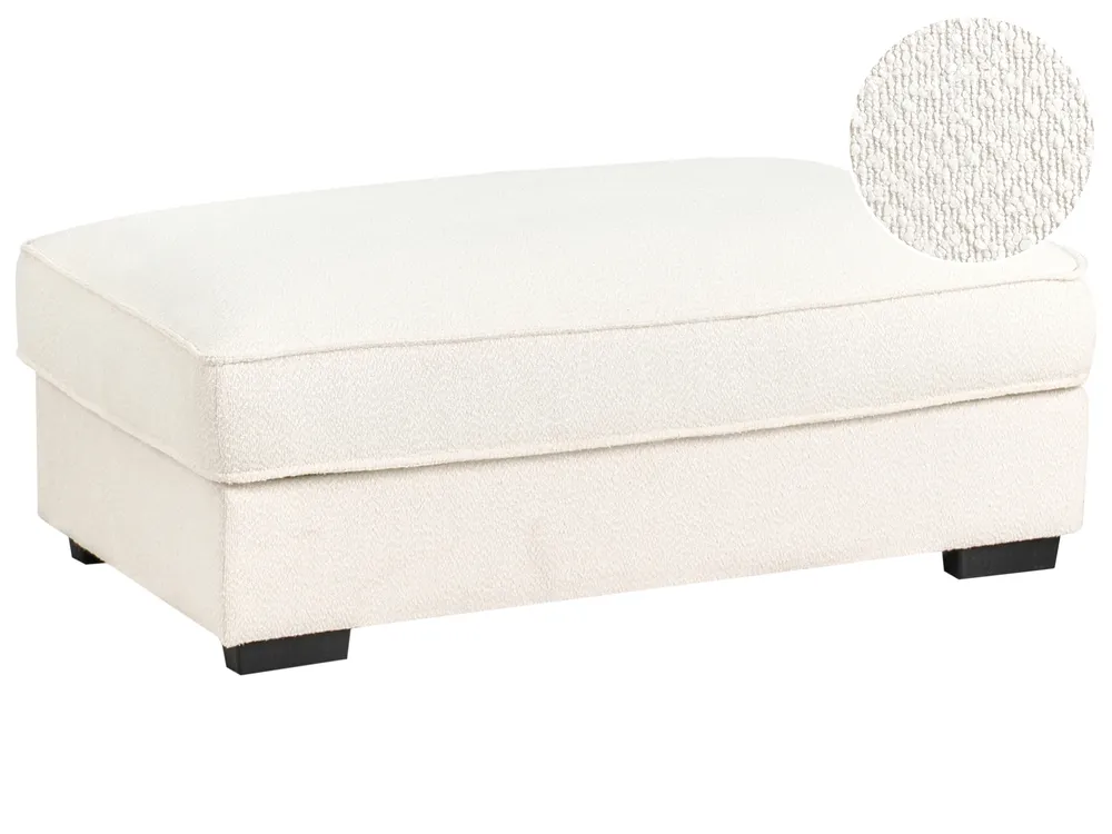 Ottoman RENDERS Boucle Off-White