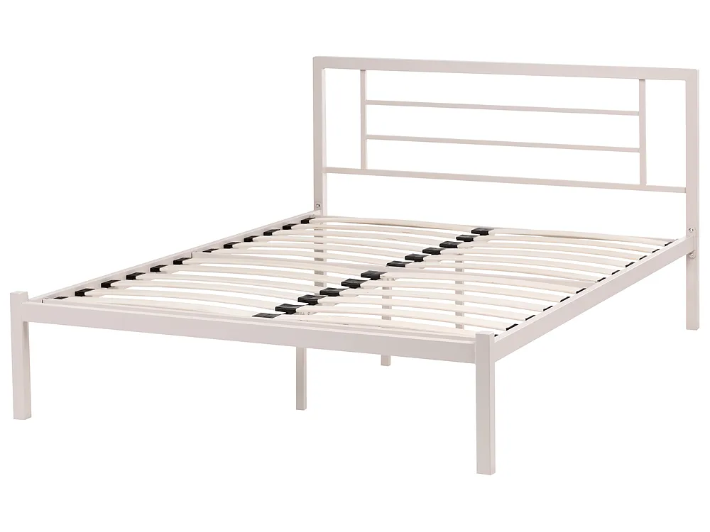 Sänky Metalli CUSSET 120 x 200 cm Vaaleanbeige_1162059