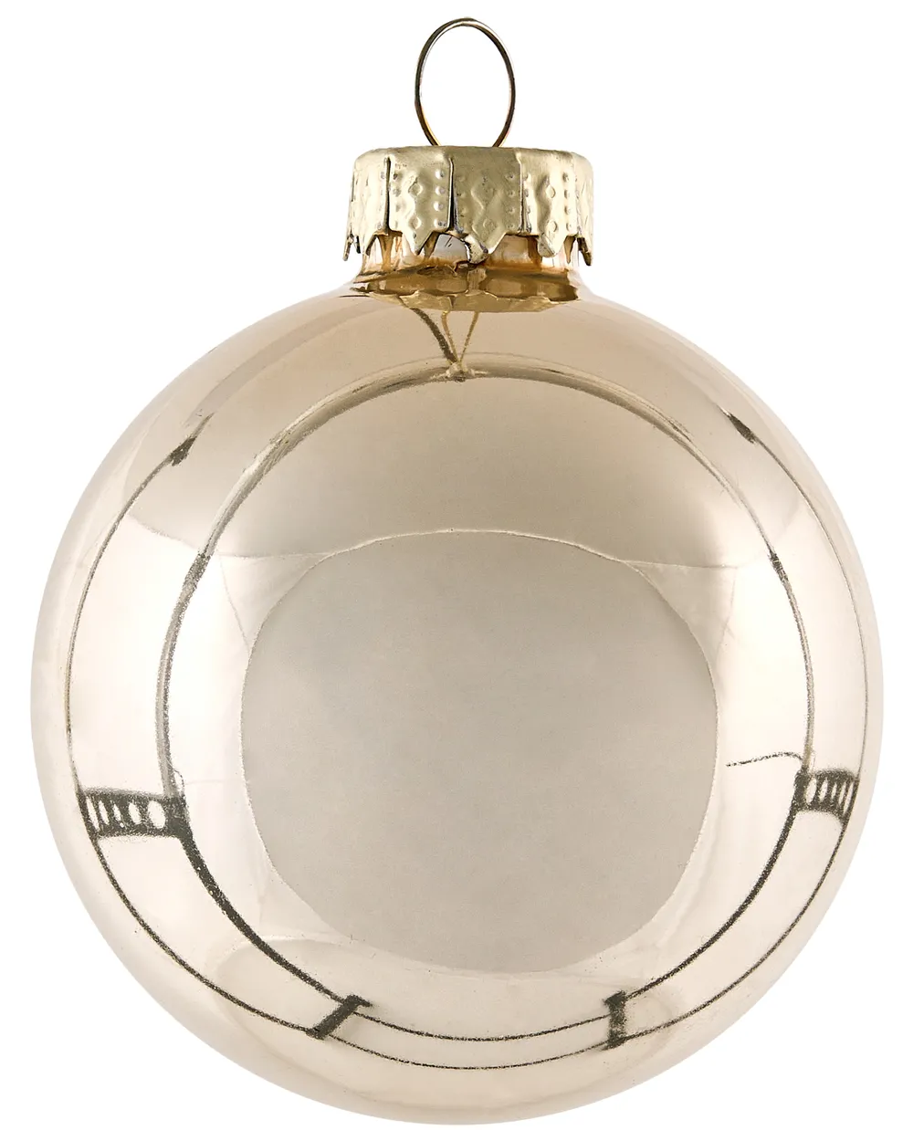 Set of 35 Baubles BLING Glass Gold_1028330