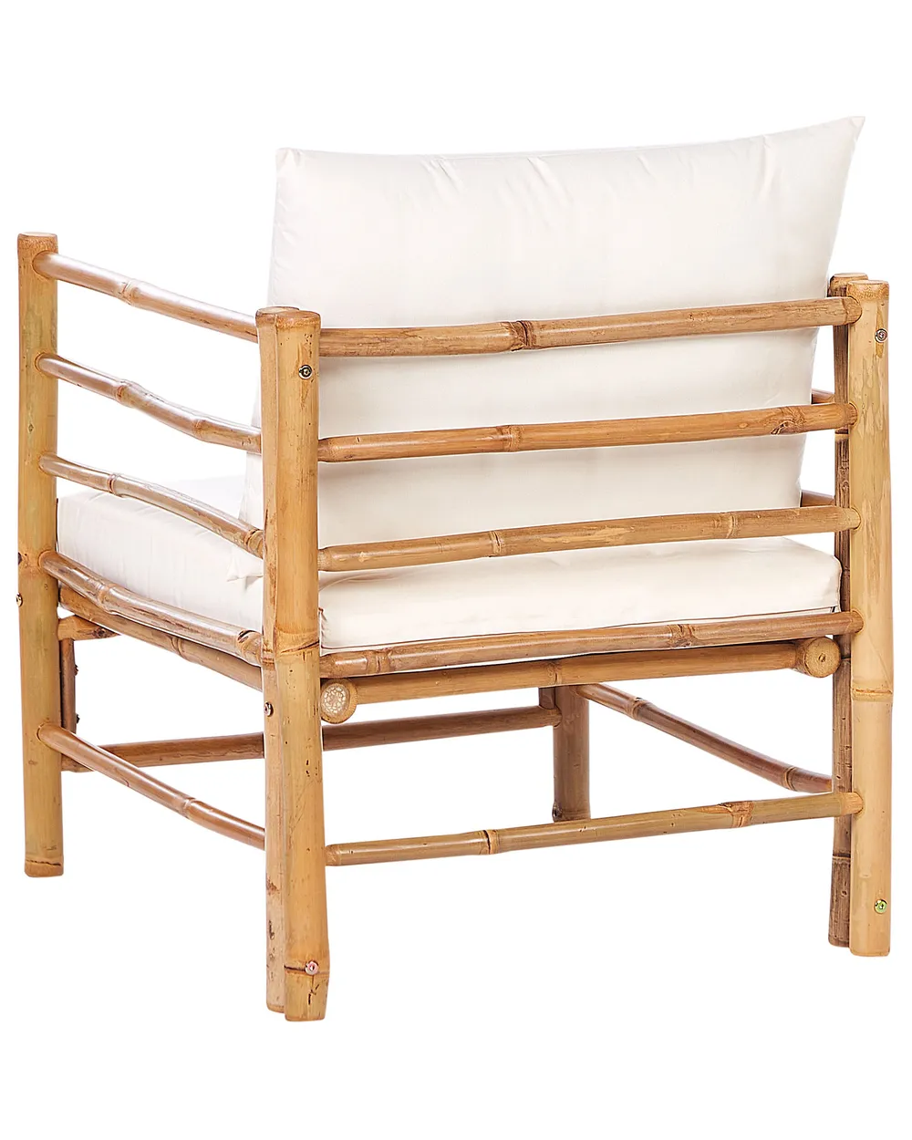 Trädgårdsfåtölj CERRETO Bambu Off-White_909434