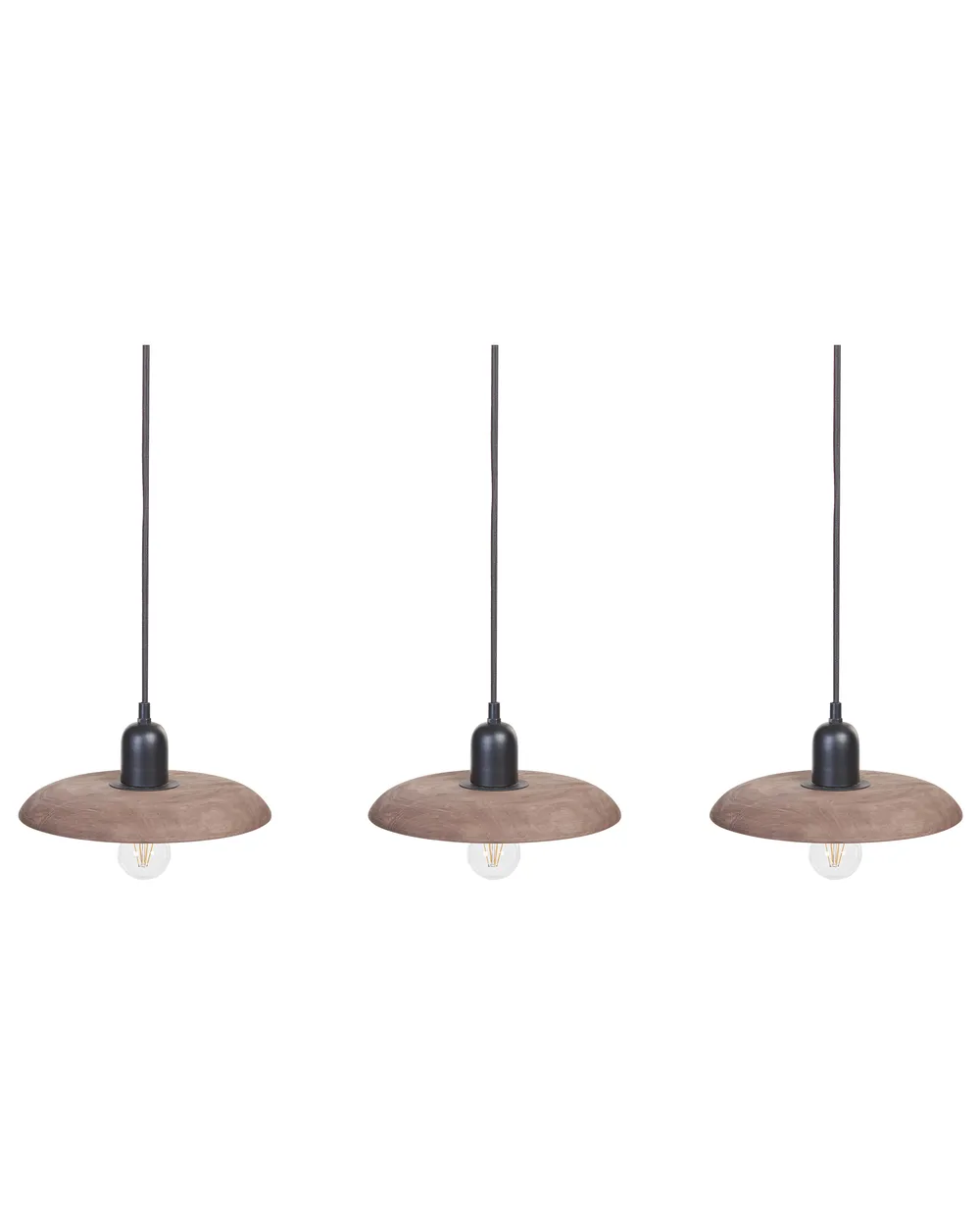 Pendant Lamp MANJEERA Mango Wood Dark Brown_867738