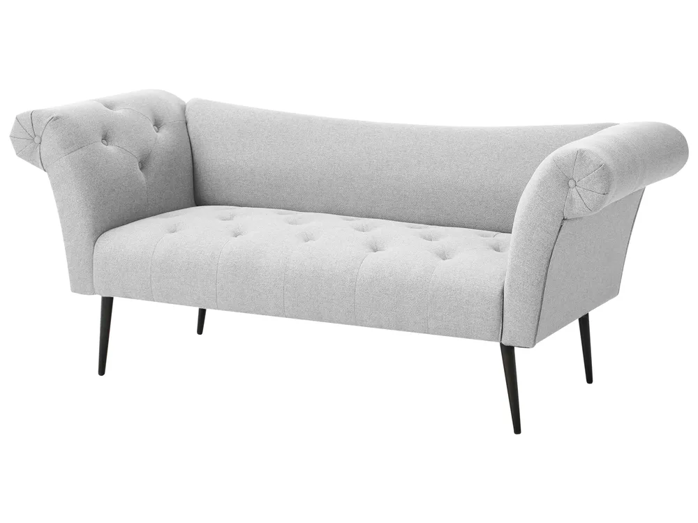 Chaise Longue NANTILLY Fabric Light Grey_996613
