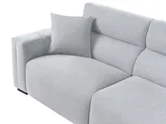 Sofa 3 Seater FAUSKAN Fabric Light Blue_969037