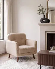 Soffgrupp 4-sits ETTRUM Bouclé Beige_1113411