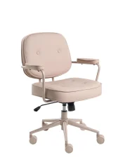 Desk Chair PARAMUS Faux Leather Sand Beige_1072330