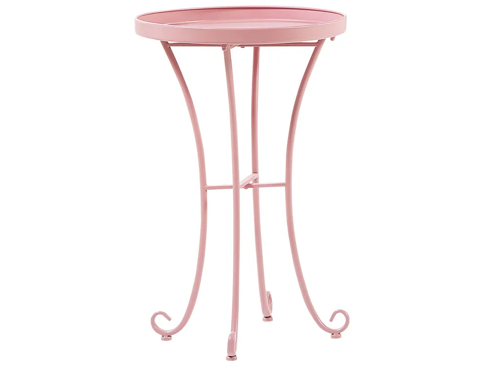 Bistro Set CAVINIA Metal Pink_774650