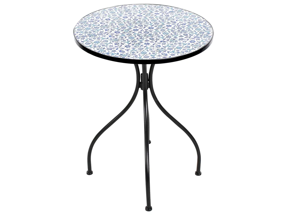 Bistrobord CHAPECO 60 cm 60 cm Metall Svart_986270