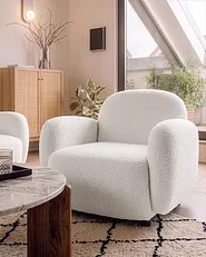 Armchair JULE Boucle Off-White_1144872
