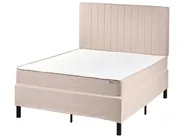 Divan Bed Fabric COUNTESS 120 x 200 cm (EU Small Double) Beige_1054238