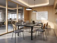 Konferensbord FELETTO 90 cm 180 cm Sten Svart marmor_1087766