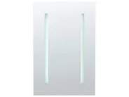 Bathroom Wall Mounted Mirror Cabinet LED CAMERON 40 cm 60 cm Black_905793
