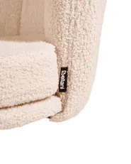 Desk Chair MONTICELLO Boucle Light Beige_1099226
