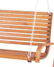 Patio Swing NOVARA Larch Wood Brown_732026