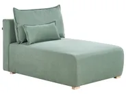 Modular Corner Sofa NERBO Fabric Light Green Left Hand_1035359