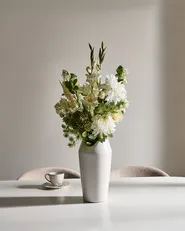 Artificial Flower Bouquet LOURO 70 cm White_1028505