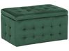 Storage Ottoman MICHIGAN Velvet Dark Green