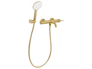 Wall Mounted Bath Shower Mixer Tap MELIQUINA Gold_995985