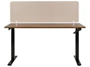 Skiljevägg för skrivbord SPLIT 160 x 50 cm Beige_894603