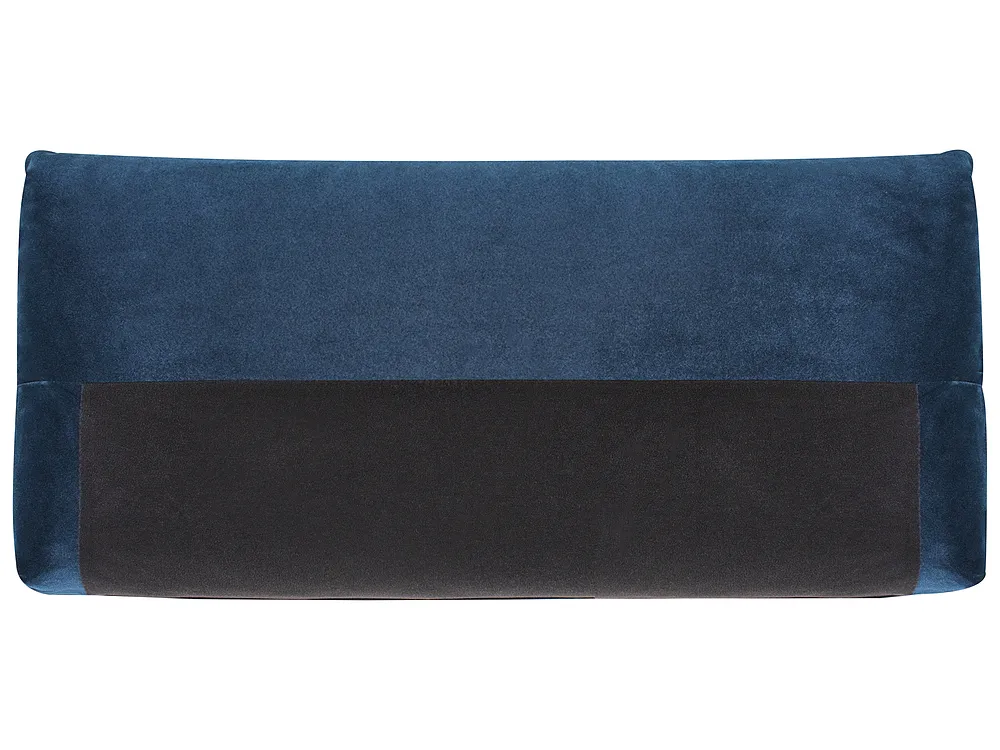 Soffa 3-sits LUVOS Sammet Mörkblå_970585