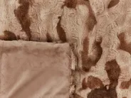 Blanket BAKIRA Faux Fur 150 x 200 cm Brown_917385