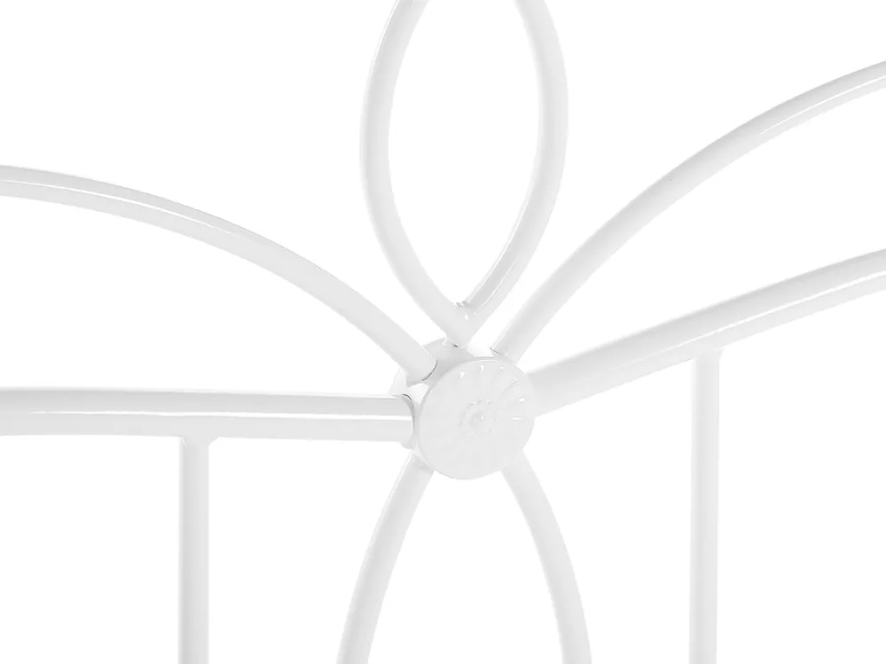Bed Metal ANTLIA 140 x 200 cm (EU Double) White_806594