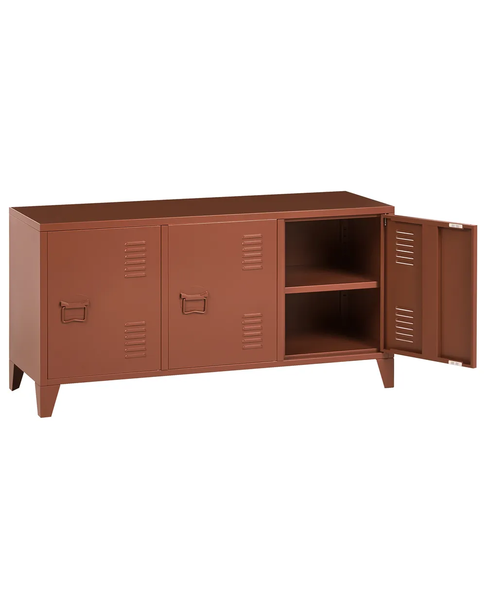 Storage Unit CARDIFF Metal Golden Brown_1123442