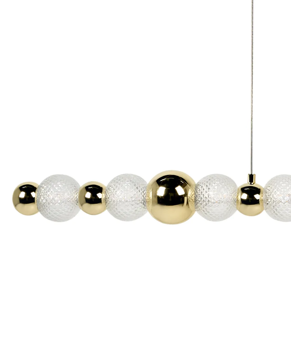 LED-pendellampa SORA Glas Guld_1034018
